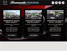 Tablet Screenshot of bommaritomazda.com